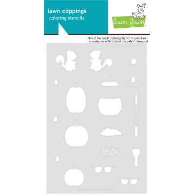 Lawn Fawn Coloring Stencil - Pick Of The Patch
