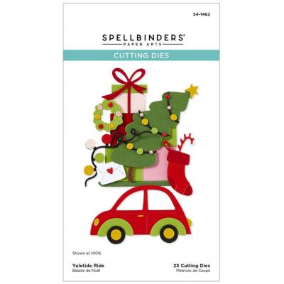 Spellbinders Wonderland Etched Dies - Yuletide Ride