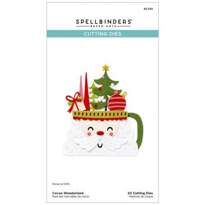 Spellbinders Wonderland Etched Dies - Cocoa Wonderland