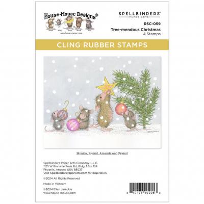 Spellbinders Tree-Mendous Christmas Stempel - Tree-Mendous Christmas
