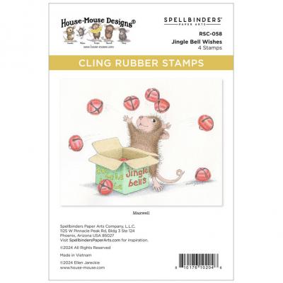 Spellbinders Tree-Mendous Christmas Stempel - Jingle Bell Wishes