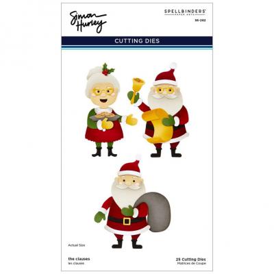 Spellbinders North Pole Friends Etched Dies - The Clauses