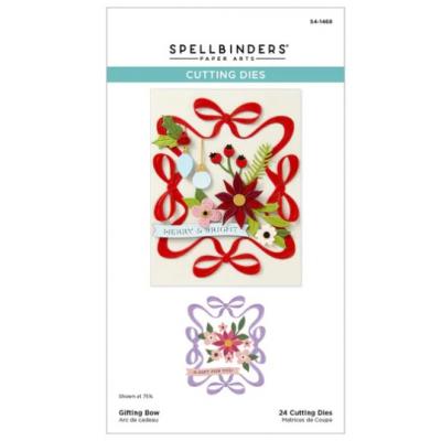Spellbinders Merry Moments Etched Dies - Gifting Bow