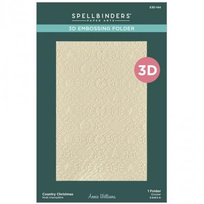 Spellbinders Country Christmas - 3D Embossing Folder