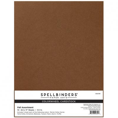 Spellbinders Assortment ColorWheel Cardstock - Fall