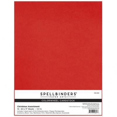 Spellbinders Assortment ColorWheel Cardstock - Christmas