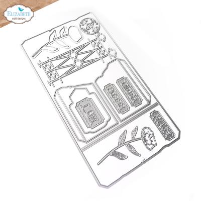 Elizabeth Craft Designs In the Garden Die - Plant Index Folder