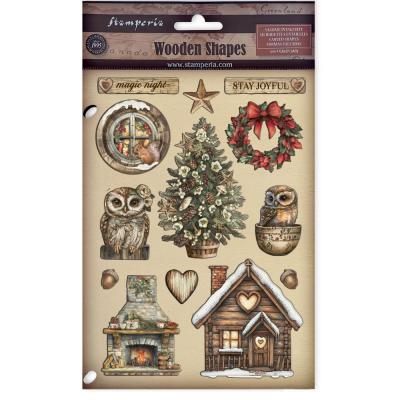 Stamperia The Owl's House - Colored Wooden Shape