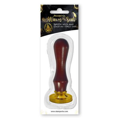 Stamperia The Owl's House - Handle With Oval Seal Christmas Tree