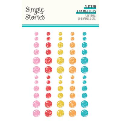 Simple Stories Fun Times - Glitter Enamel Dots