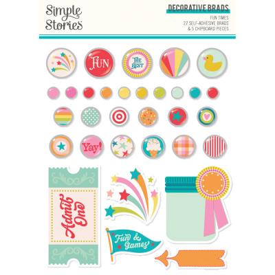 Simple Stories Fun Times - Decorative Brads