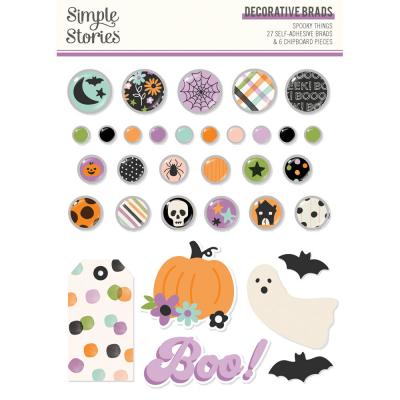 Simple Stories Spooky Things - Decorative Brads