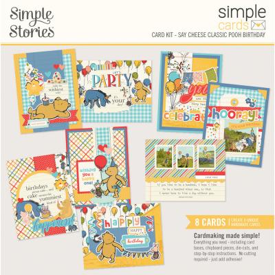 Simple Stories Say Cheese Classic Pooh Birthday - Simple Cards Kit