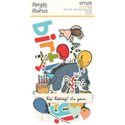 Simple Stories Say Cheese Classic Pooh Birthday - Pages Pieces