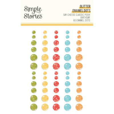 Simple Stories Say Cheese Classic Pooh Birthday - Glitter Enamel Dots
