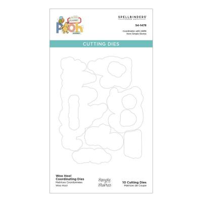Spellbinders Say Cheese Classic Pooh Birthday Etched Dies - Woo Hoo!
