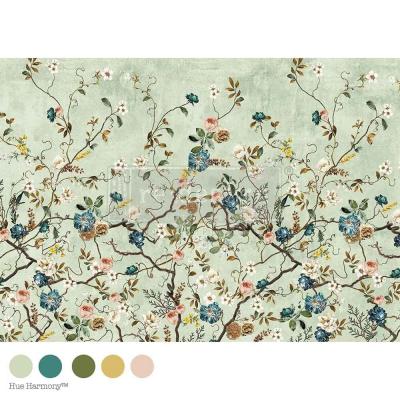 Prima Marketing Re-Design Decoupage Fiber Paper - Blossom Perch