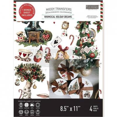 Prima Marketing Re-Design Middy Transfers - Whimsical Holiday Dreams