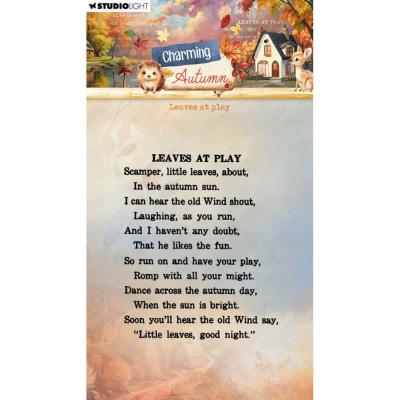 StudioLight Charming Autumn Stempel - Leaves At Play