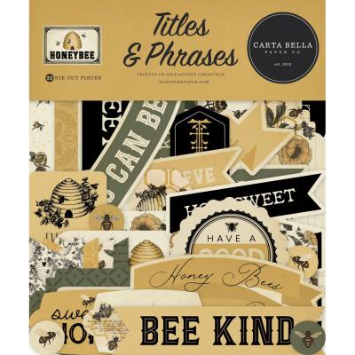 Carta Bella Honey Bee - Titles & Phrases