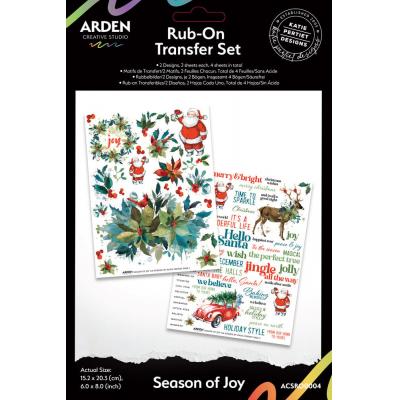 Arden Creative Studio Season Of Joy - Rub-On Transfer Set