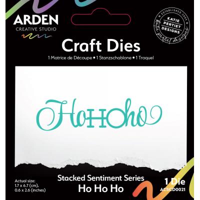 Arden Creative Studio Season Of Joy Craft Die - Stacked Ho Ho Ho