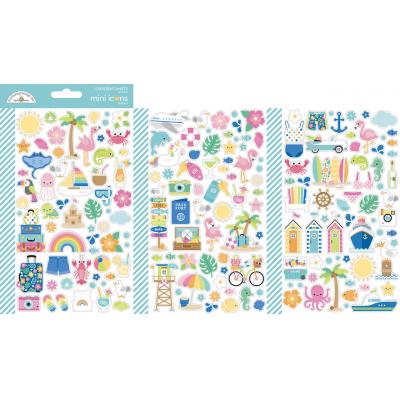 Doodlebug Design Summer Fun - Mini Icons Stickers