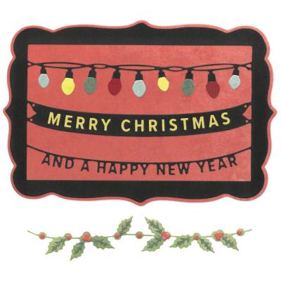 Sizzix 49 and Market Framelits Die - Snap And Swap Merry Christmas