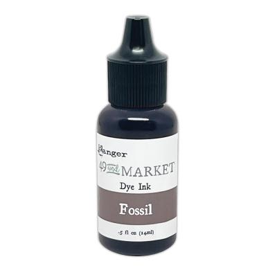 Ranger 49 & Market Dye Ink Re-Inkers - Fossil