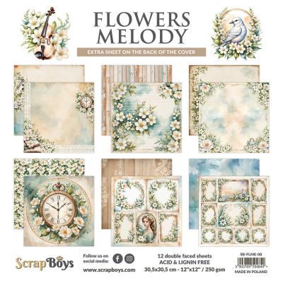 ScrapBoys Flowers Melody - Paper Pad