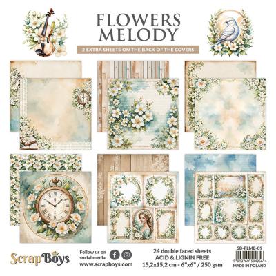 ScrapBoys Flowers Melody - Paper Pad