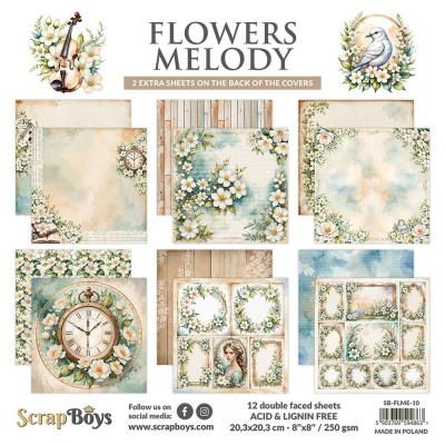 ScrapBoys Flowers Melody - Paper Pad