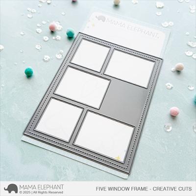 Mama Elephant Creative Cuts - Five Window Frame