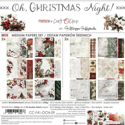 Craft O'Clock Oh, Christmas Night! - Medium Papers Set