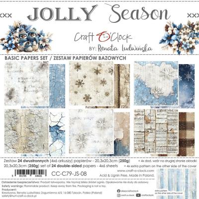 Craft O'Clock Jolly Season - Basic Papers Set