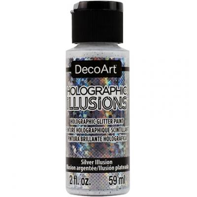 Deco Art Holographic Illusions - Silver Illusion