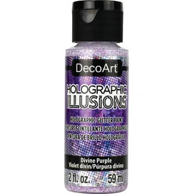 Deco Art Holographic Illusions - Divine Purple