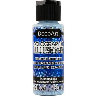 Deco Art Holographic Illusions - Enchanted Blue