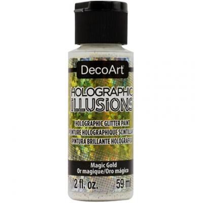 Deco Art Holographic Illusions - Magic Gold