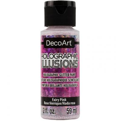 Deco Art Holographic Illusions - Fairy Pink
