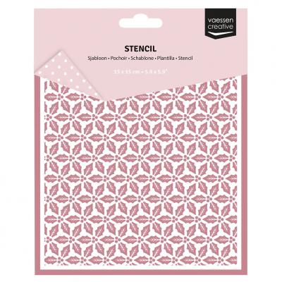 Vaessen Creative Stencil - Stechpalme