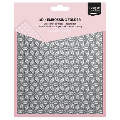 Vaessen Creative Embossing Folder - Stechpalmenblätter