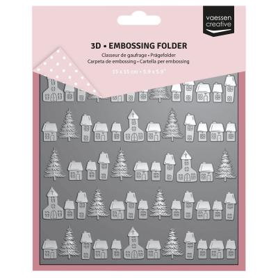 Vaessen Creative Embossing Folder - Weihnachtsdorf