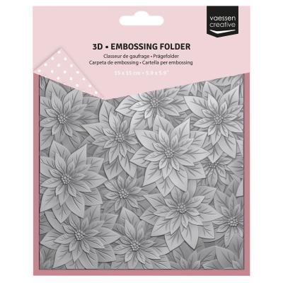 Vaessen Creative Embossing Folder - Weihnachtsrose