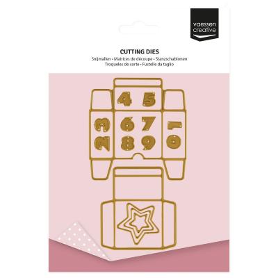Vaessen Creative Cutting Dies - Adventskalender Schachteln