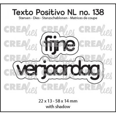 Crealies Cutting Dies - Fijne Verjaardag (NL)