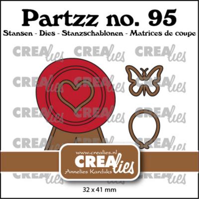 Crealies Cutting Dies - Faux Wax Seals A