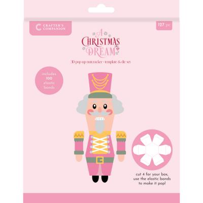 Crafter's Companion A Christmas Dream Die & Stencil - 3D Pop-Up Nutcracker