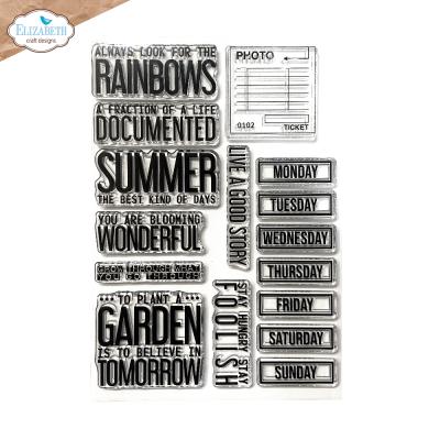 Elizabeth Craft Designs Botanical Blend Stempel - Best Kind Of Days