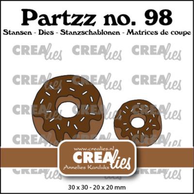 Crealies Cutting Dies - Donut Middle and Small